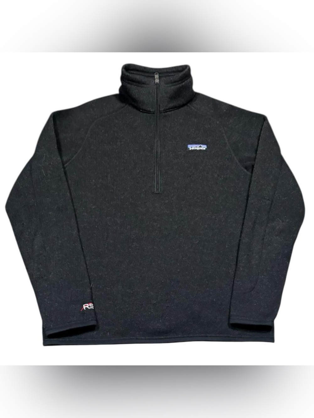 Patagonia Better Sweater Fleece Quarter Zip Black Women’s Size Medium